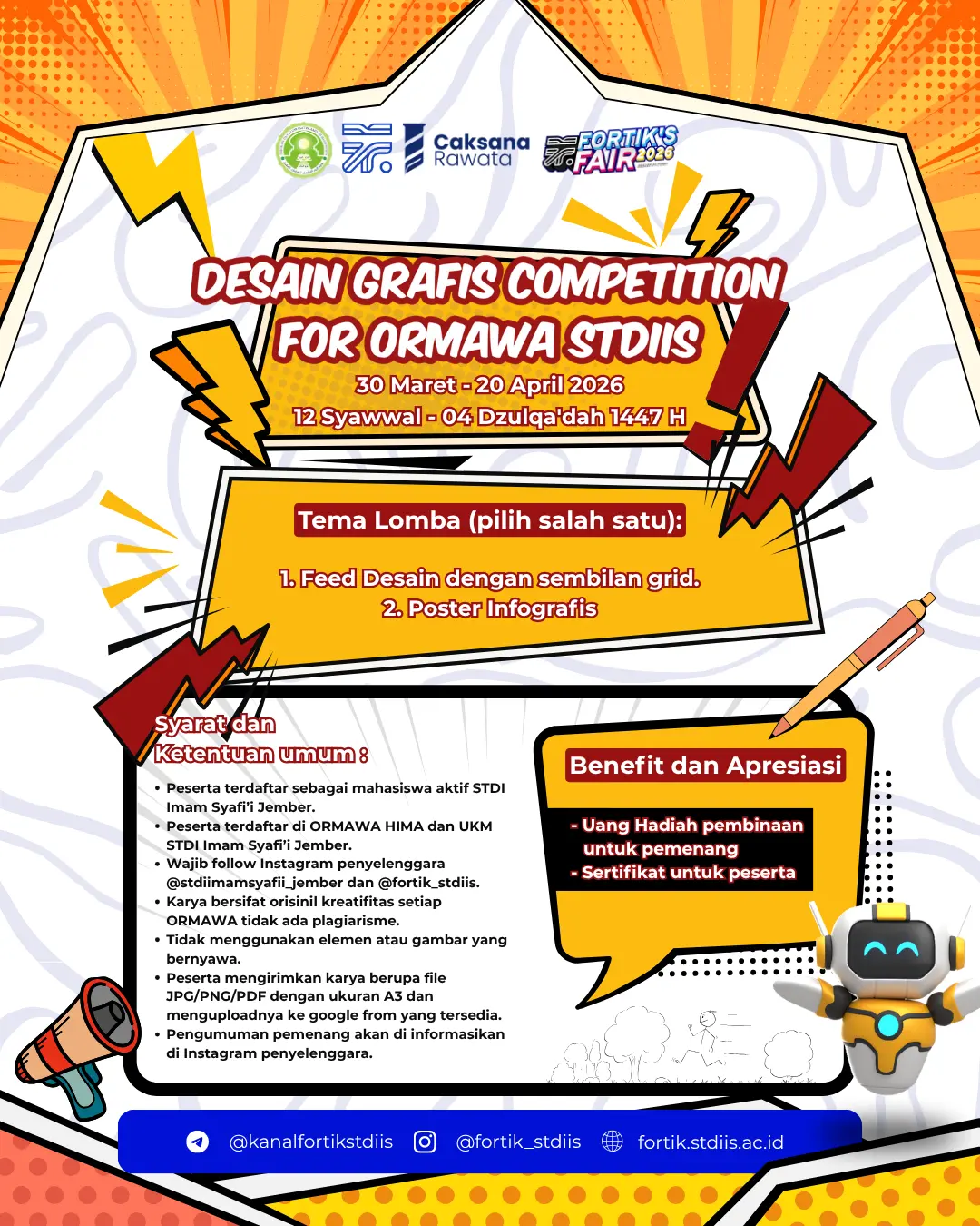 Desain Grafis Competition For ORMAWA STDIIS}}